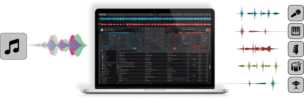 Stems (IA) en VirtualDJ 2025